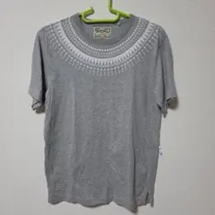 HOUSTON ヒューストン Tシャツ グレー Mサイズ　アメカジ