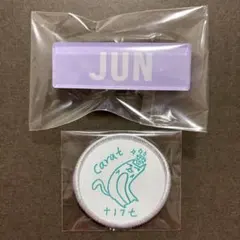SEVENTEEN ジュン 2020 ドーム SVT ネーム&ワッペンバッジ