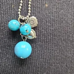ターコイズビーズ ネックレス