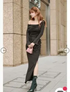 ドロストオフショルスウェットセットアップ 新品タグ付き　Randy ランディー