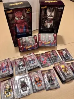 ベアブリック　一番くじ　スパイダーマン ハッピーくじ　ヴェノム