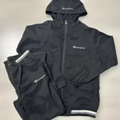 Champion ブラック ウインドブレーカー　Mサイズ