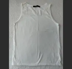 【sale】★試着のみ★ホワイト レース タンクトップ Mのサムネイル