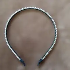 子供用　発表会入学式カチューシャ　パール風