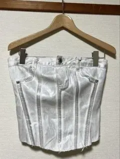 ZARA デニムベアトップ