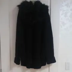 マイケルコース ファー付きポンチョ