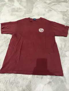 90s STUSSY Tシャツ USA製 ワンポイントロゴ 紺タグ