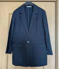 美品★ナチュラルビューティーベーシック　ジャケット　ネイビーS