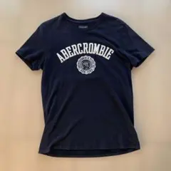 【美品】アバクロ ロゴTシャツ ネイビー XS（S相当）