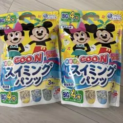 GOO.N 水遊び用スイミングパンツ BIG 4枚入り×2パック