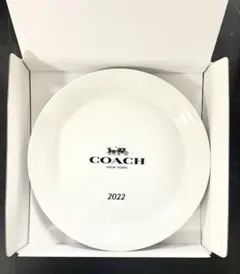 【新品・未使用】COACH ノベルティ プレート 2022年限定 箱付き