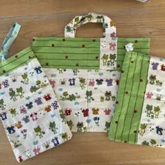 レッスンバックなど3点セット⭐︎巾着にほつれあり