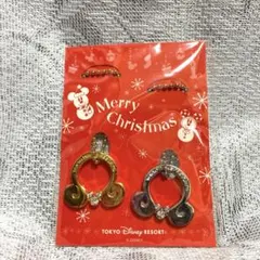 新品TDRペア　キーチェーン　ミッキー　ミニー　ディズニーリゾート　クリスマス◎