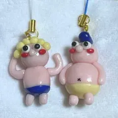 ［ハンドメイド］樹脂粘土キーホルダー