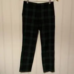 UNIQLO チェック柄 アンクルパンツ　Sサイズ