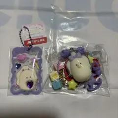 つぶらな瞳のなまがき キーチェーン 紫色セット