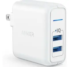 ANKER 2ポート USB充電器 ホワイト