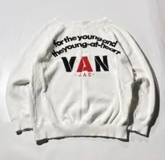 き*ん様 90s VAN logo design sweat shirt y2k