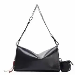 ZARA マルチチャームショルダーバッグ ブラック 完売品