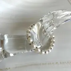 新品★ブレスレット　淡水パール（バロック）