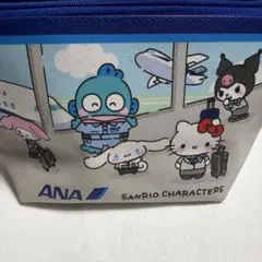 ANA ✖️サンリオ　水物OK大容量キャラクターズ ポーチ