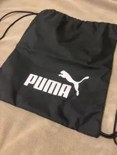 PUMA ブラック ドローストリングバッグ