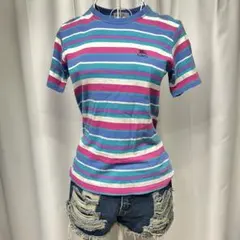 y2k 00s バーバリー ボーダー ピチTシャツ 平成ギャル アーカイブのサムネイル