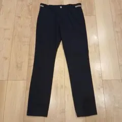 H&M スリムフィット　スラックス ネイビー メンズ　Mのサムネイル