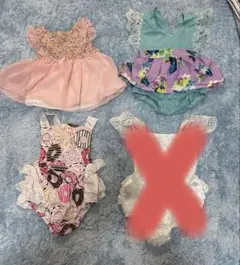ベビー服3点セット ニューボンフォト用