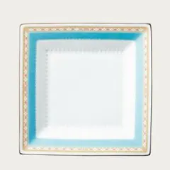 新品　ノリタケ ハミングブルー　スクエアプレート 2枚