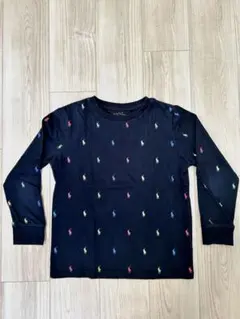 ラルフ Ralph Lauren 長袖　ロンT ブラック カラフルポニー　150