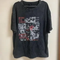ROMWE ブラック グラフィックTシャツ M