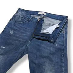 ZARA ザラ ダメージ加工 スキニーフィット ストレッチ サイズUSA32