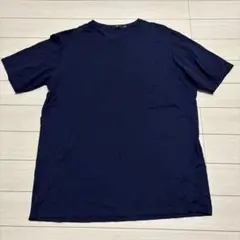 ➕J ジルサンダー　ネイビー コットン Tシャツ XL
