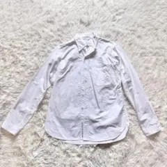 ✨美品✨ nanamica 長袖シャツ ホワイト S コットンのサムネイル