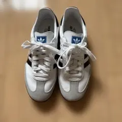 adidas SAMBA スニーカー ホワイト ブラックのサムネイル