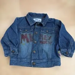 Disney デニムジャケット ミッキーマウス 80