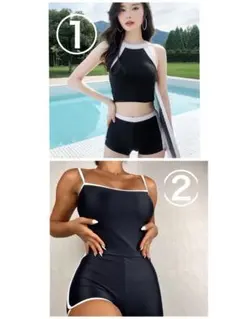 【新品未使用】SHEIN 水着　２点セット売り