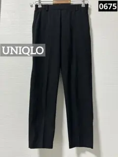 ゆ*う様 0675 UNIQLO スマートアンクルパンツ ブラック
