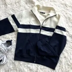 ZARA ザラ ジャージ ジップアップ ジャケット ボーダー ライン Sサイズ