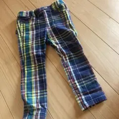 BREEZE チェック柄 ロングパンツ