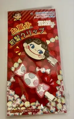 不二家 Milky ペコちゃん 前髪クリップのサムネイル