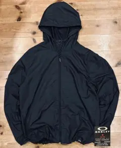 ジャケット 古着 90s OAKLEY オークリー 黒 XL ナイロン パーカー