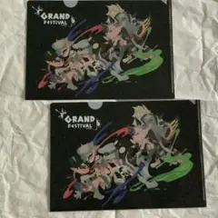 雑誌付録　Splatoon3 GRAND FESTIVAL クリアファイル 2枚