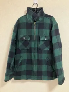 ゲキサイさん専用DEVILOCKデビロック緑と黒チェック柄ジップアップジャケット