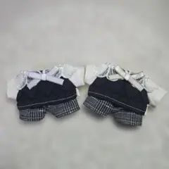 いつぬい　あんスタ　縫い服４点セット　黒×ハート　No.1827