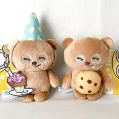 新品タグ付き◆2種セット◆ミニオンマスコットボブ＆ティム〜SWEET〜ぬいぐるみ