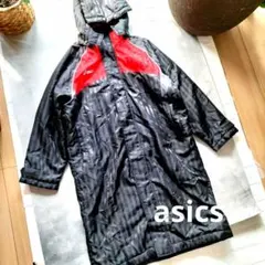 【アシックス】【asics】ベンチコート　160 ロゴ　内側フリース　ポケット