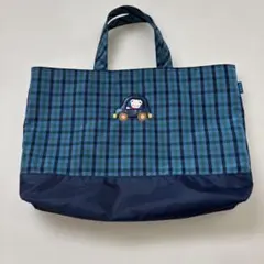 familiar ファミリア　 レッスンバッグ チェック柄