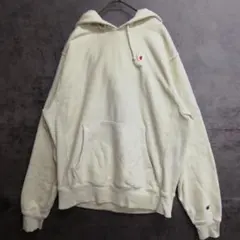 チャンピオン リバースウィーブ フーディー アイボリー Mサイズ【9250】